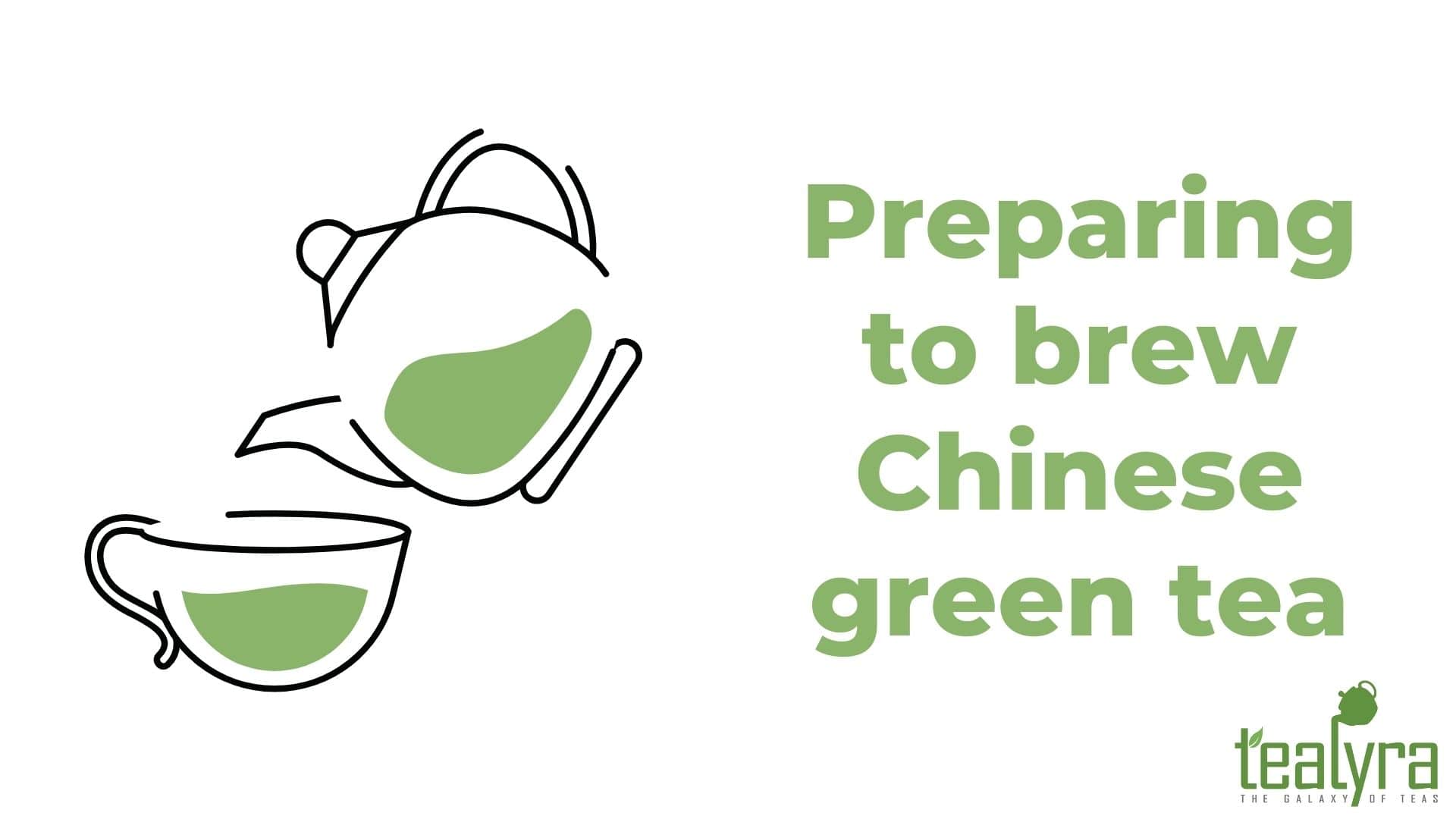 Preparing-to-brew-Chinese-green-tea