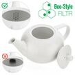 White Porcelain Teapot 1.4L