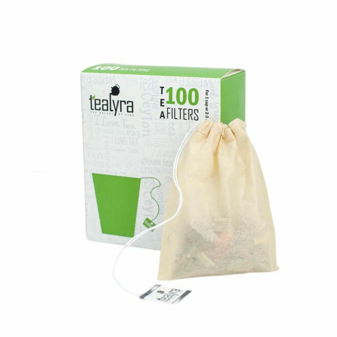 Bolsas de filtro Tealyra Brew, 100 unidades
